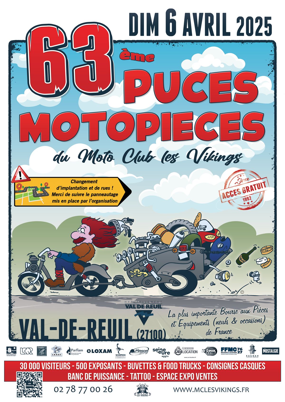 63\u00e8me Puces Moto des Vikings - Val de Reuil (Officiel)