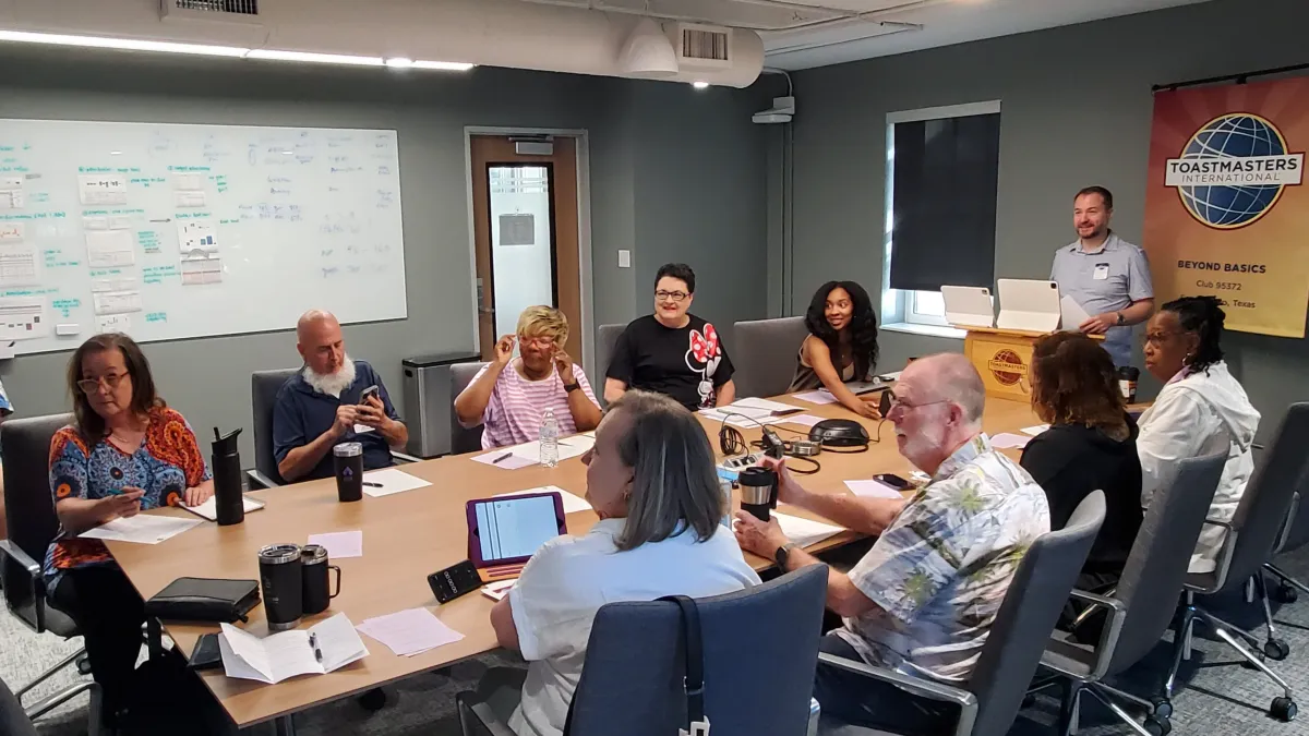 Beyond Basics Toastmasters Meeting