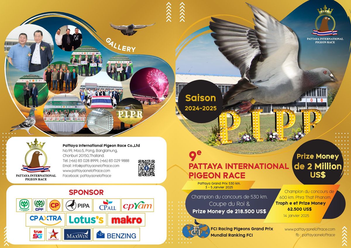 9th Pattaya International Pigeon Race - Friends meeting Friends