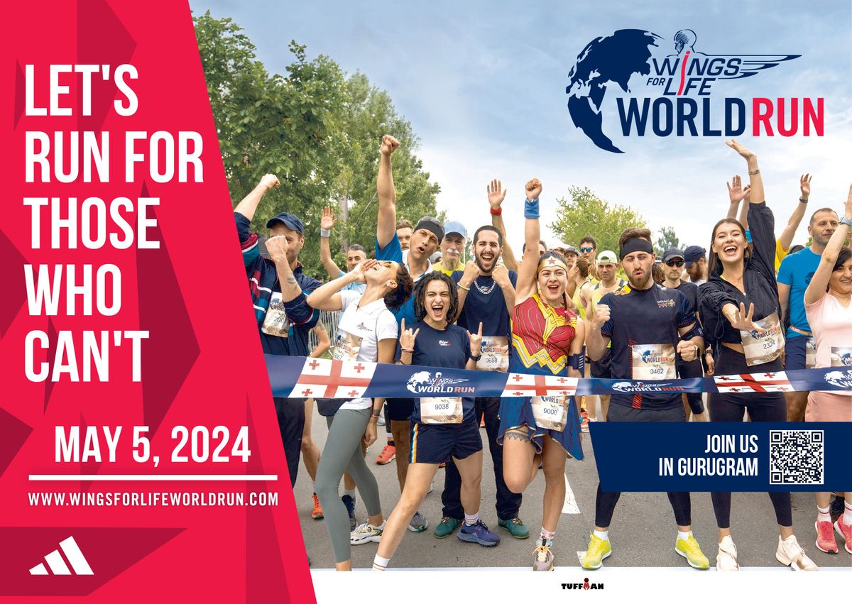 Wings for Life World Run @ Gurugram | Run for a Cause
