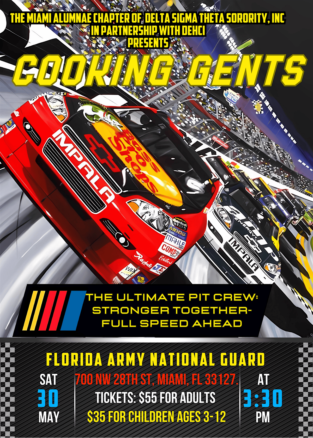 Cooking Gents - The Ultimate Pit Crew: Stronger Together - Full Speed Ahead