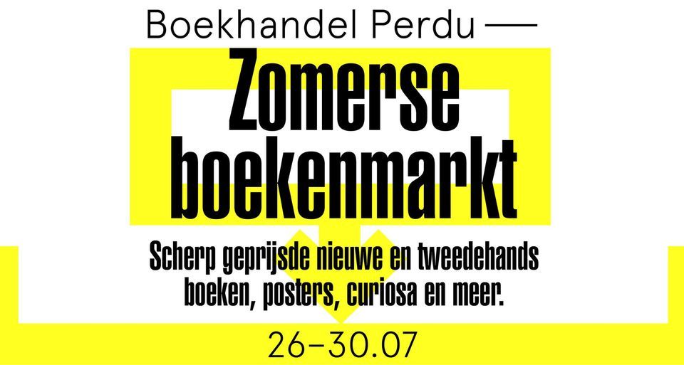 Zomerse boekenmarkt \/ Summer book market