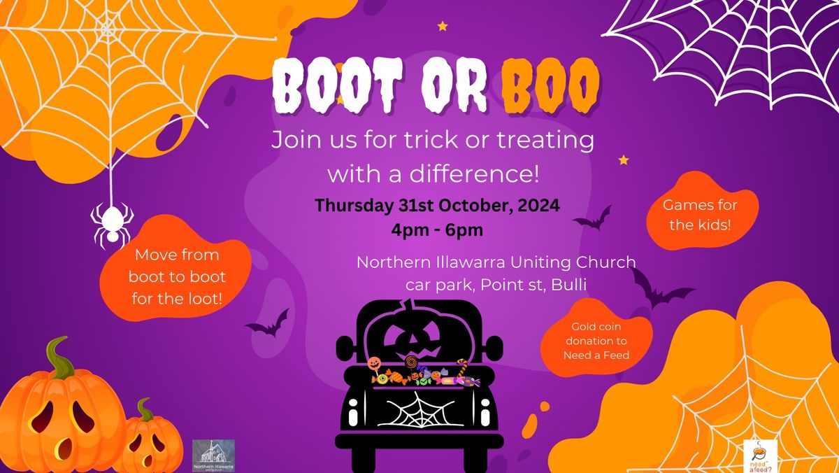 BOOT or BOO - Community Halloween event