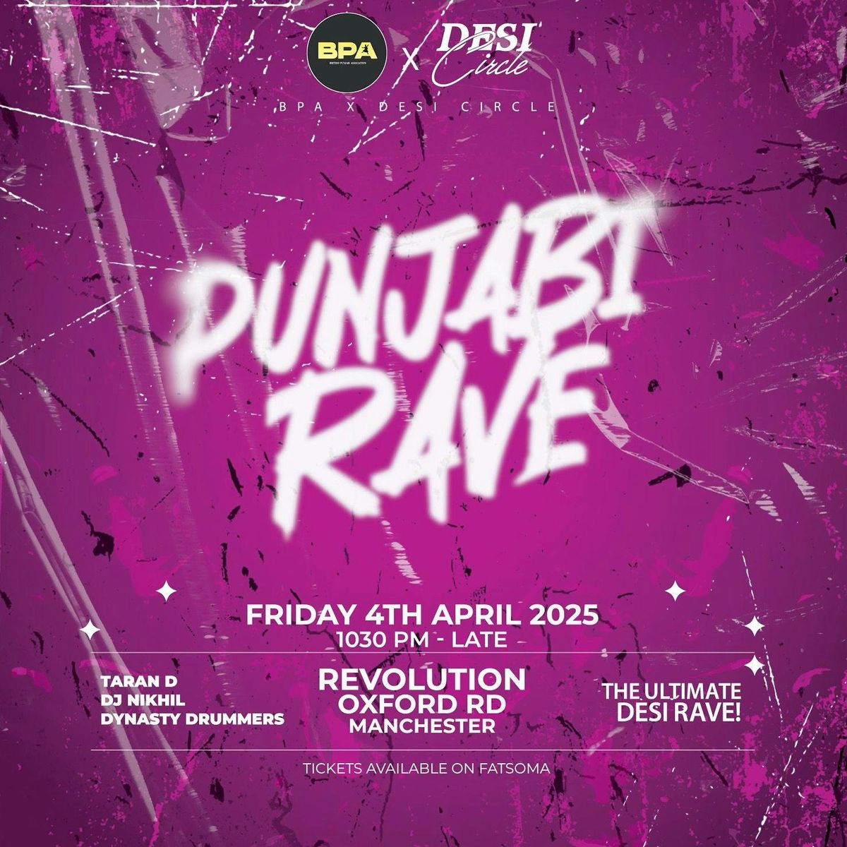 BPA X DESI CIRCLE Manchester Punjabi Rave