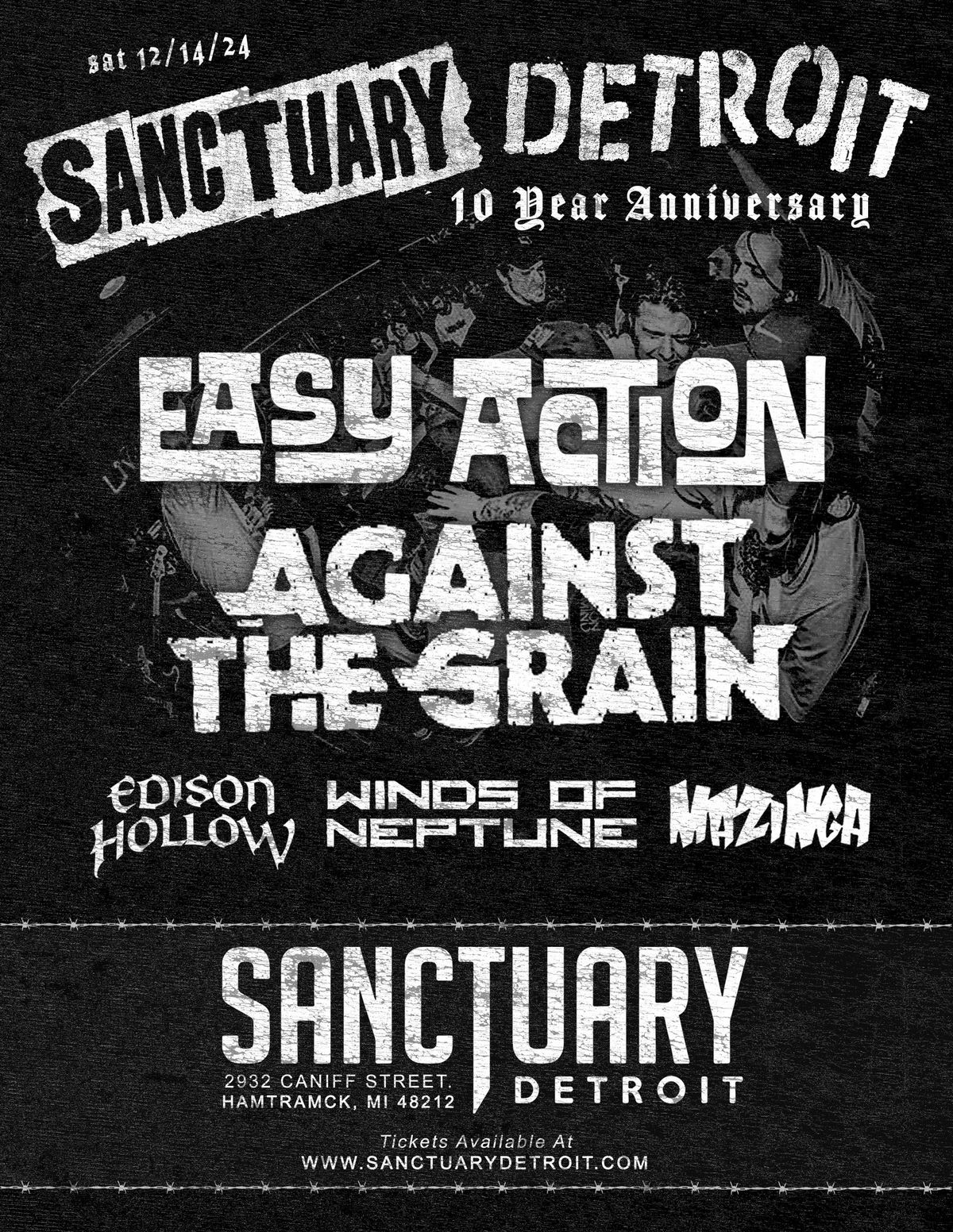 Easy Action, Against the Grain, Edison Hollow, Winds of Neptune, Mazinga at The Sanctuary 12\/14\/24