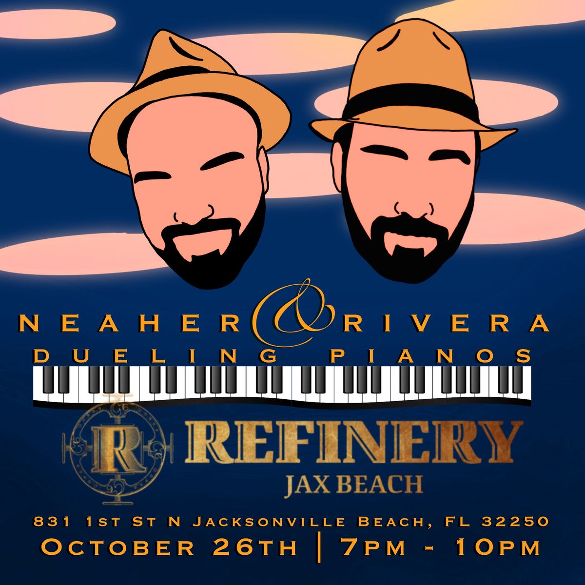 Neaher & Rivera: Dueling Pianos @ Refinery