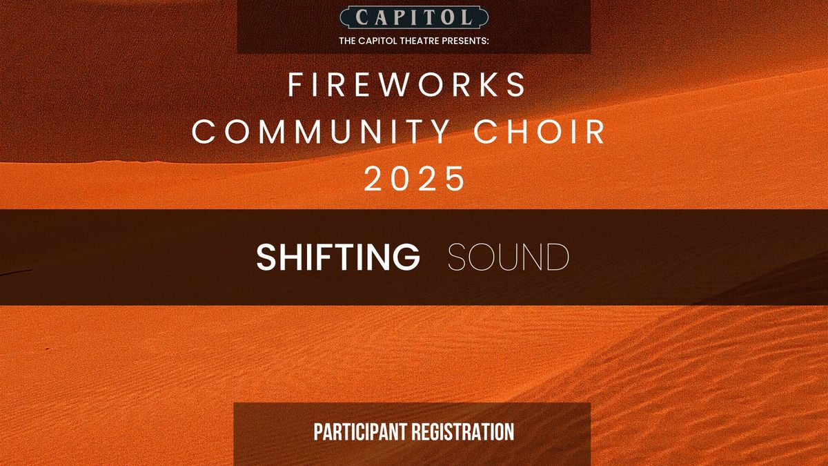 Fireworks Community Choir Participant Registration