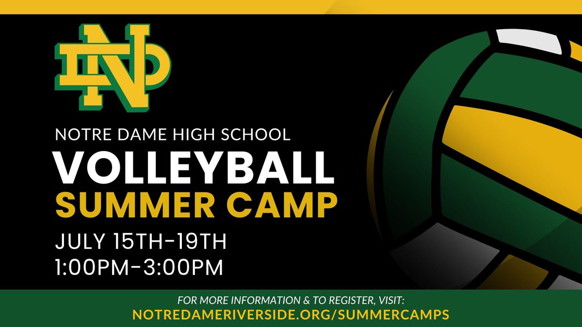 Volleyball Summer Camp for 5th-8th Graders