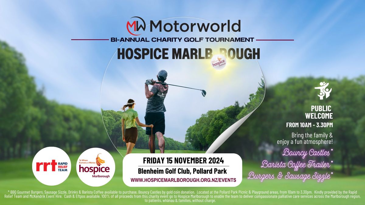 Motorworld Hospice Marlborough Bi-Annual Charity Golf Tournament 2024