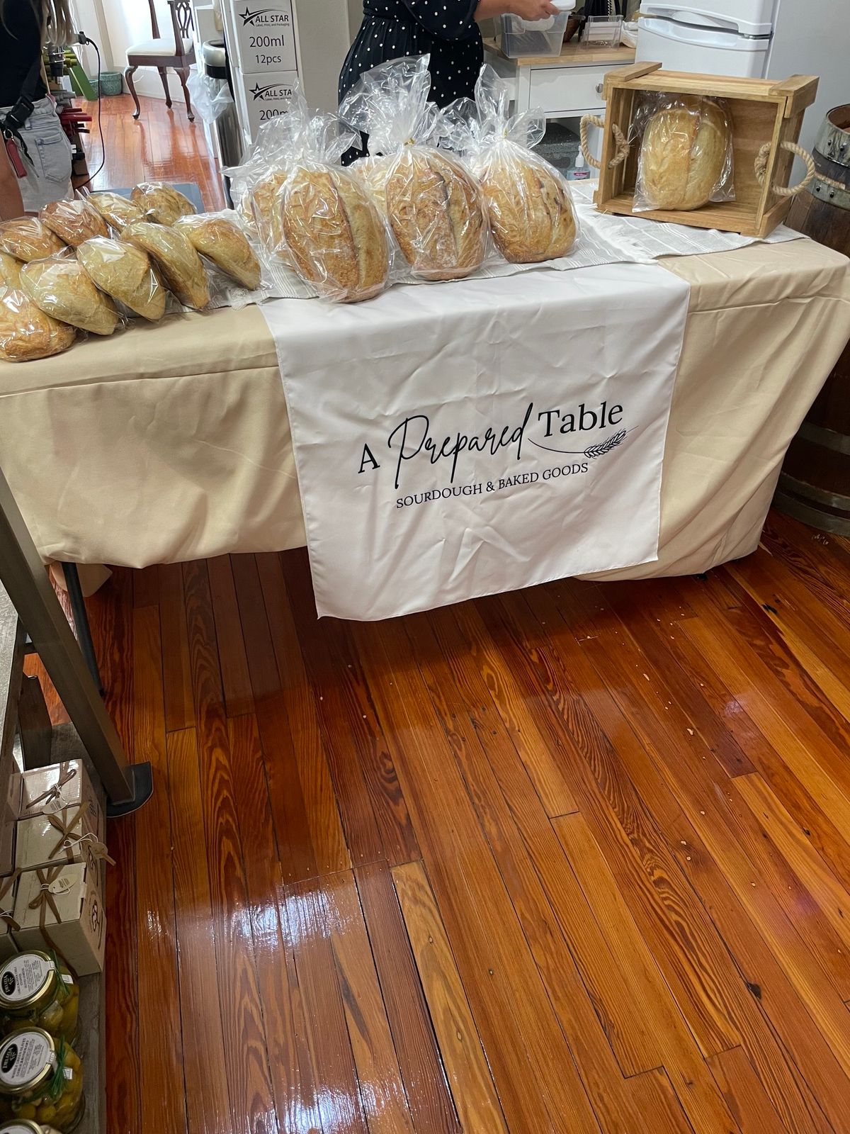 Locally Made Custom Bread Popup