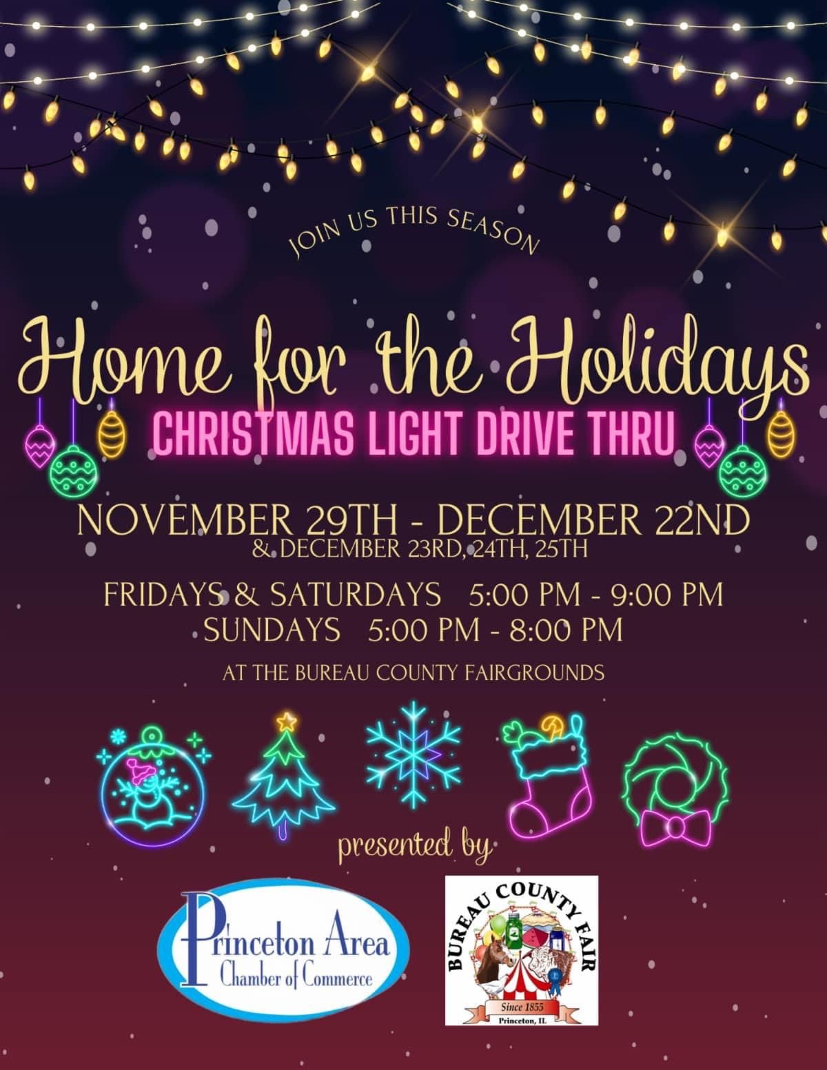 Home for the Holidays - Christmas Light Drive Thru (Opening Night)