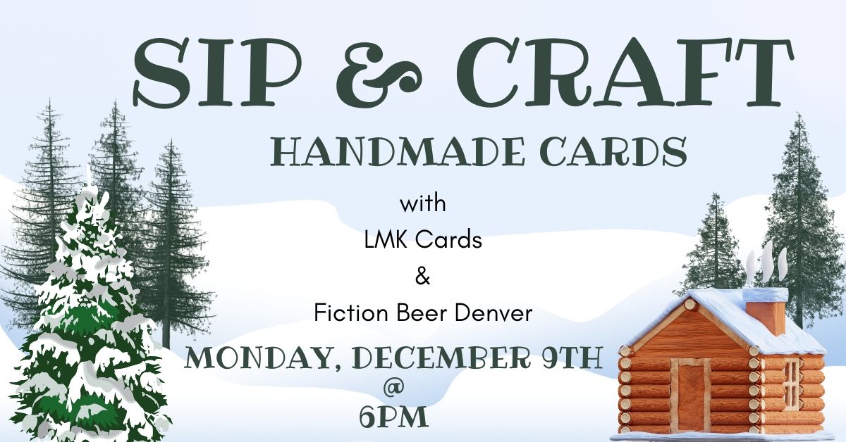 Sip & Craft Holiday Cards 