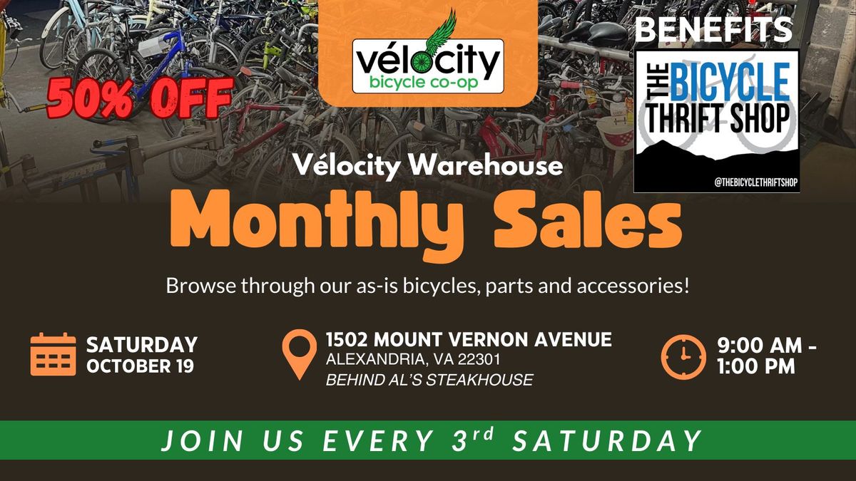 Last Warehouse Bicycle Sale of 2024, Benefits Ashville, NC