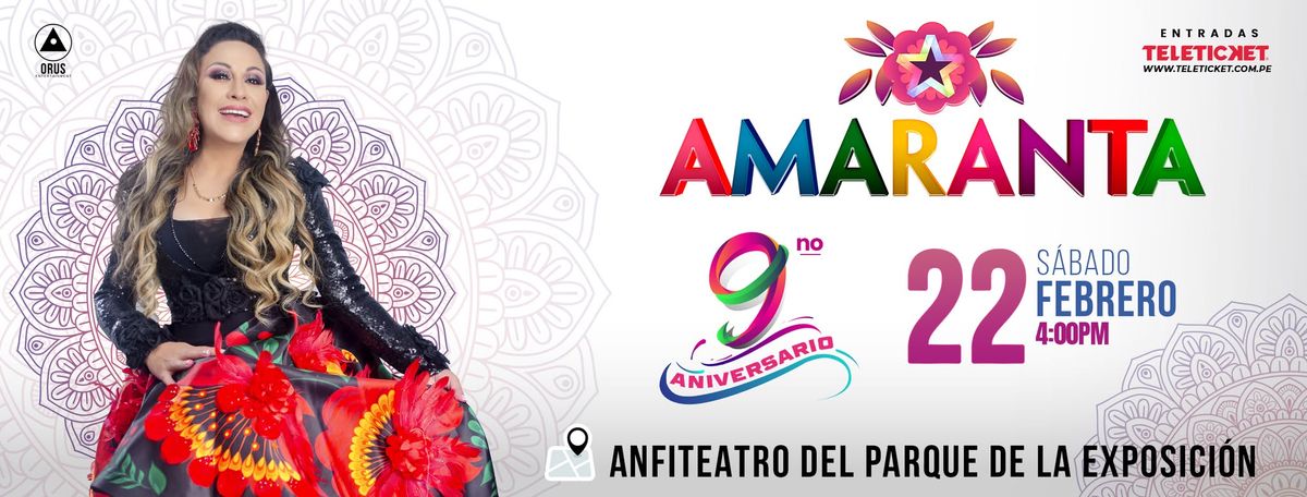 AMARANTA - IX ANIVERSARIO 