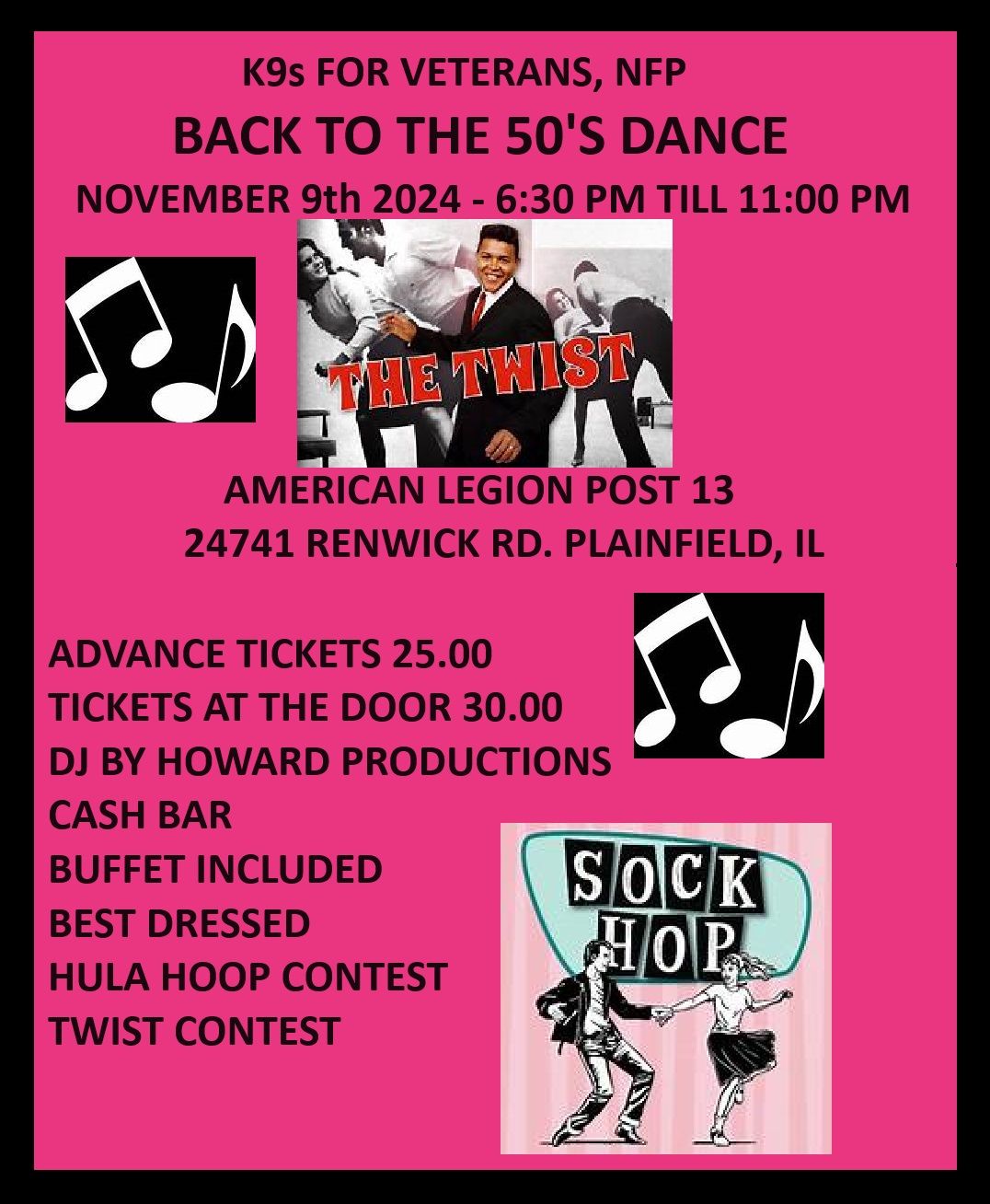 BACK TO THE 50'S DANCE