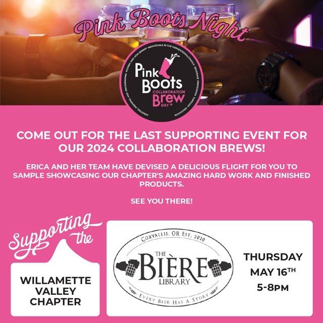 Pink Boots Flight Night at The Biere Library