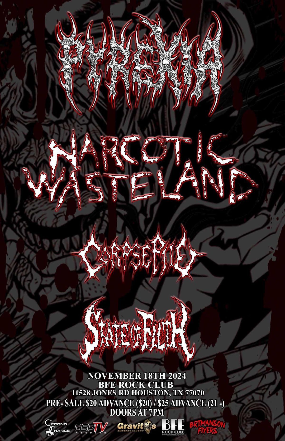 Pyrexia \/ Narcotic Wasteland \/ Corpse Pile \/ State of Filth