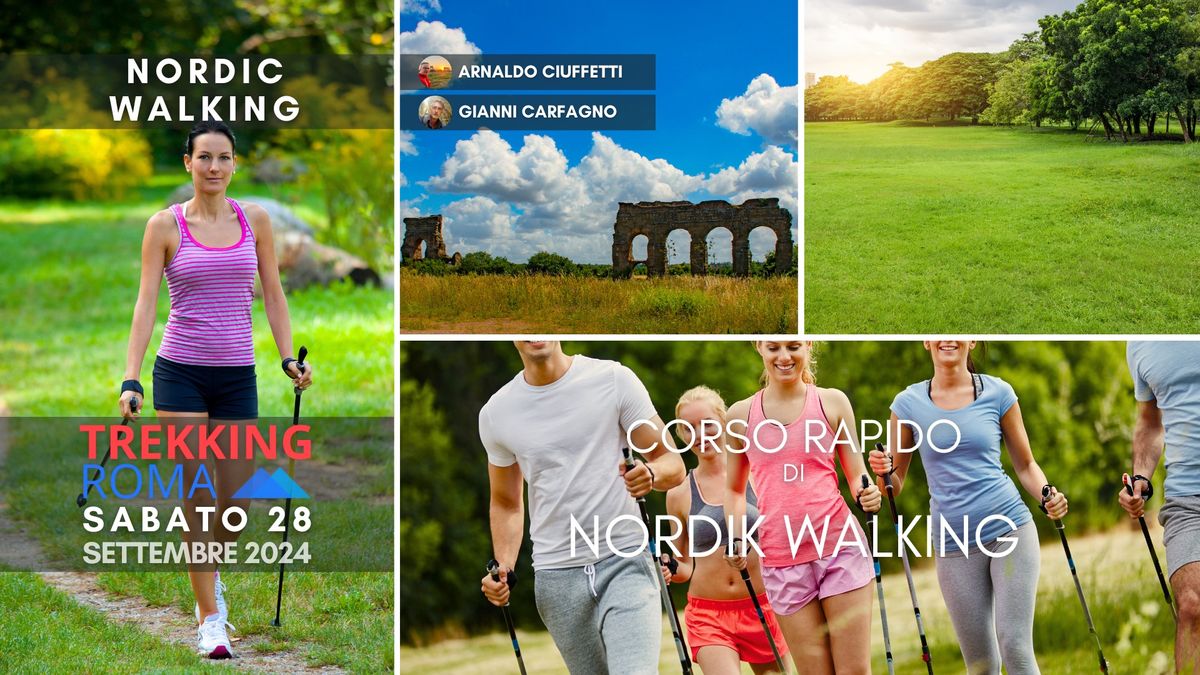 ?\u200d\u2640\ufe0f NORDIC WALKING - CORSO RAPIDO alla Caffarella