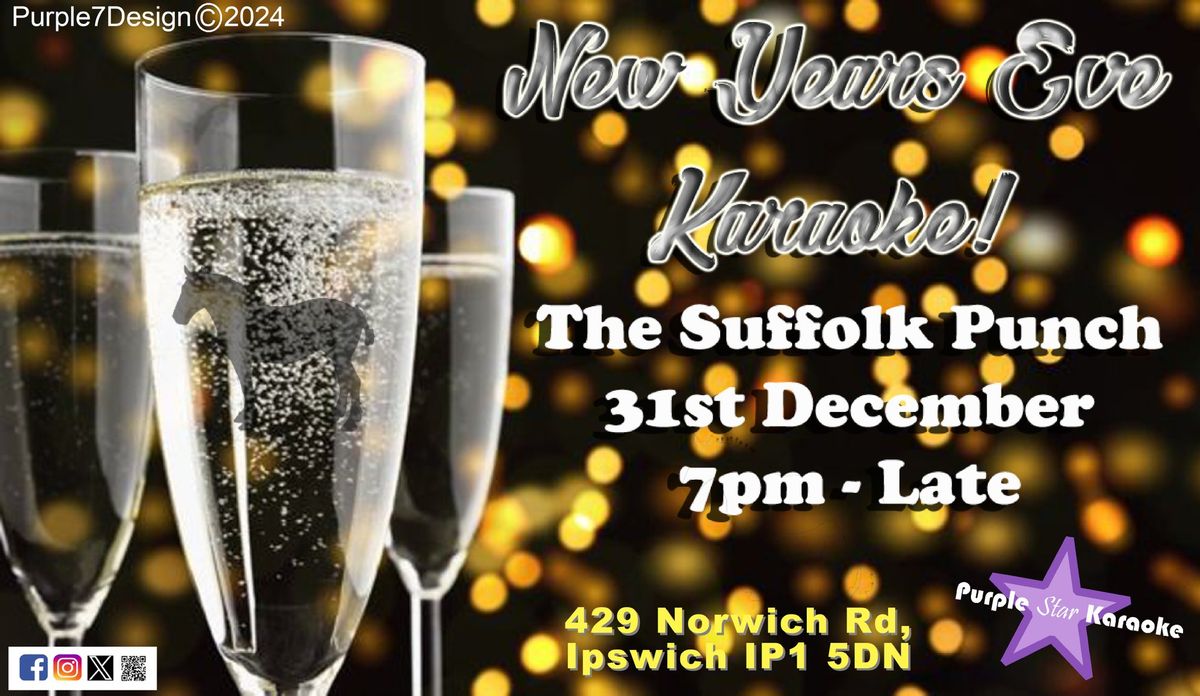 New Years Eve Karaoke @ The Suffolk Punch, Ipswich 