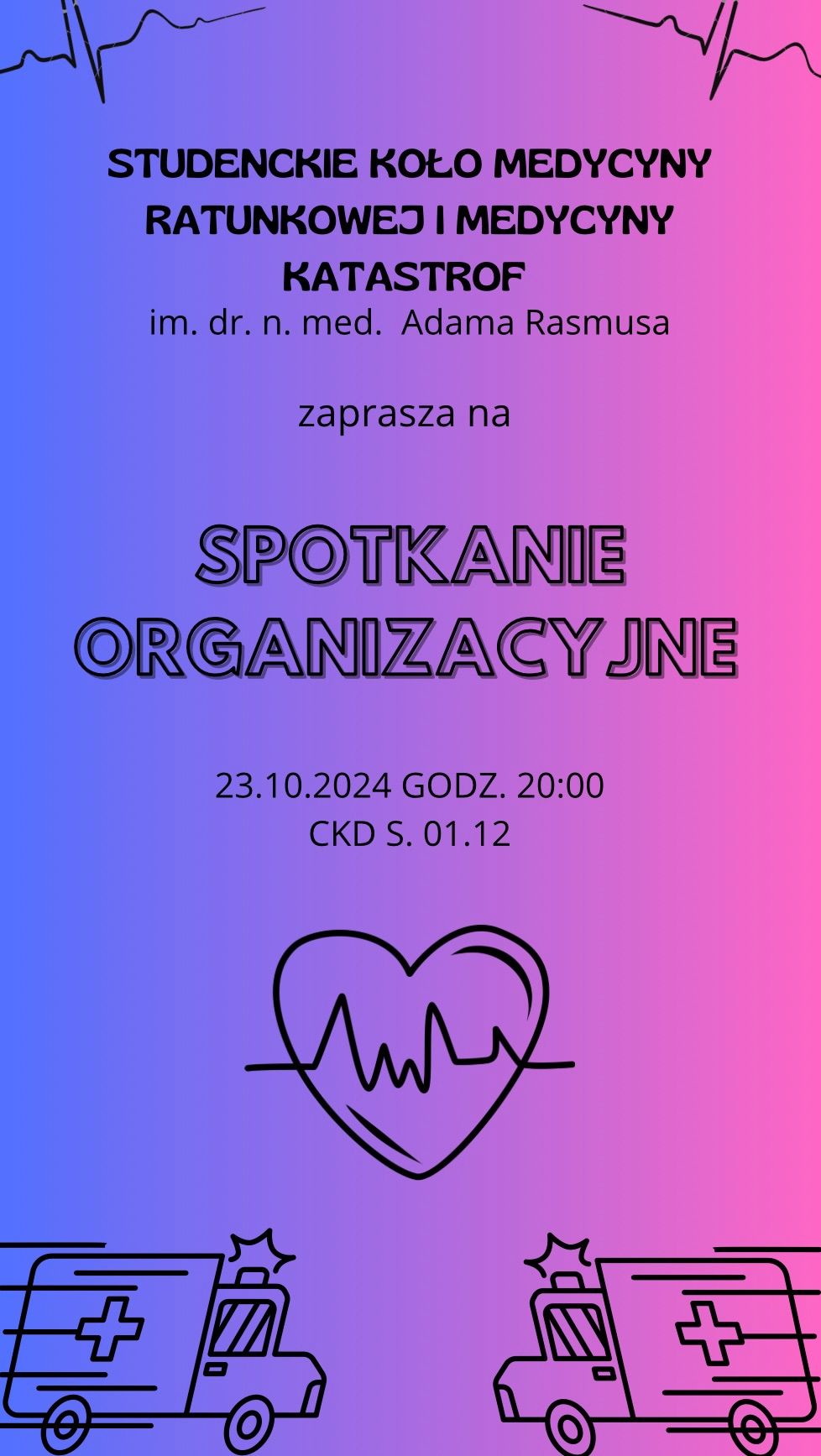 Spotkanie organizacyjne SKMRIMK UMED \u0141\u00f3d\u017a 