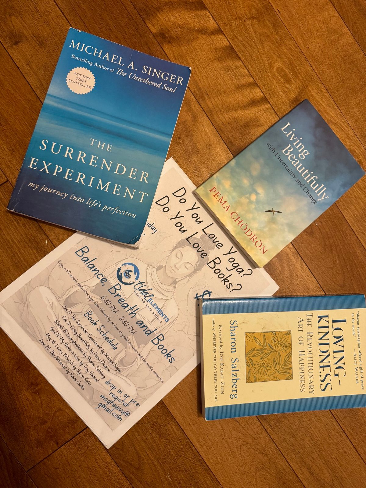 Balance Breath and Books - The Surrender Experiment