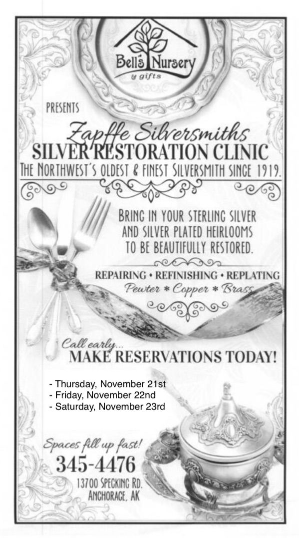 Zapffe Silversmiths SILVER RESTORATION CLINIC