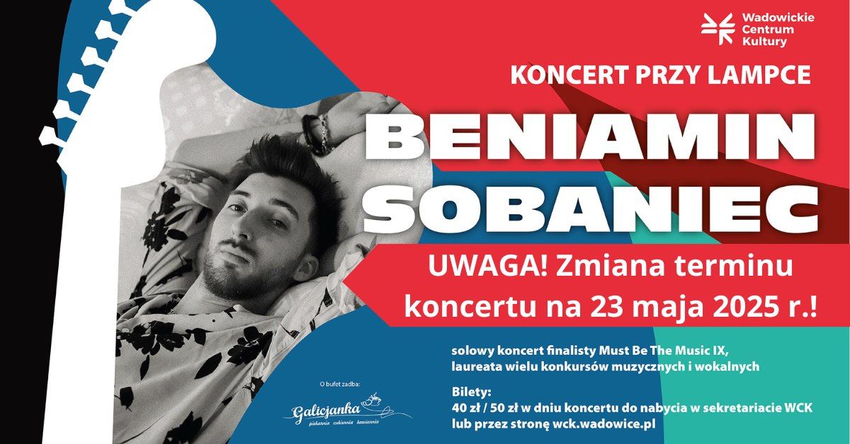 Koncert "Przy Lampce" Beniamin Sobaniec 