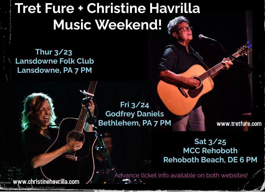 Tret Fure and Christine Havrilla in Concert in Rehoboth Beach