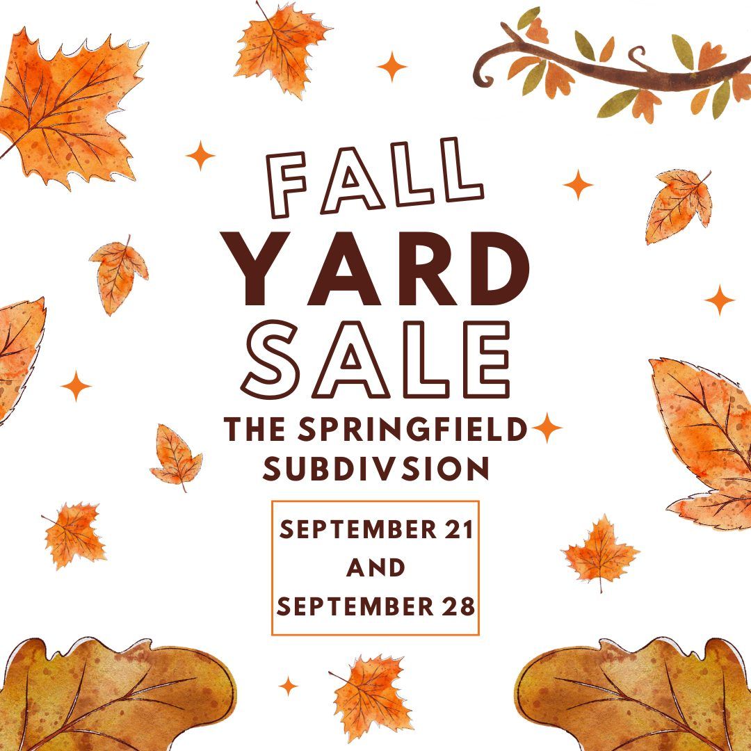 The Springfield Fall Yard Sale