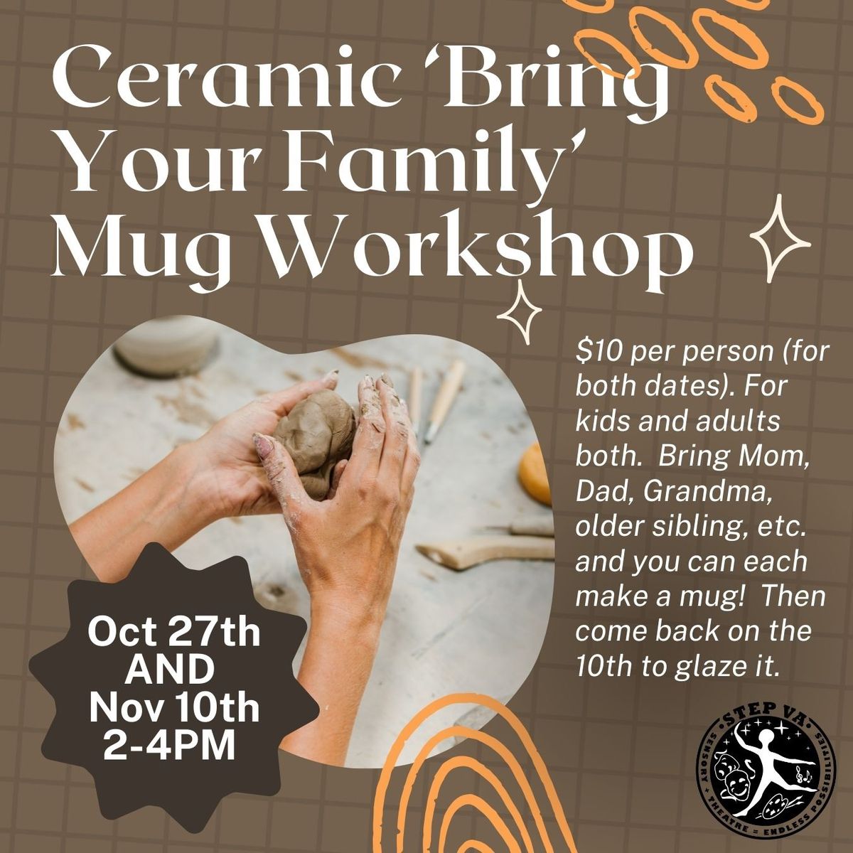 Part 2: Ceramic \u201cBring Your Family\u201d Mug Workshop