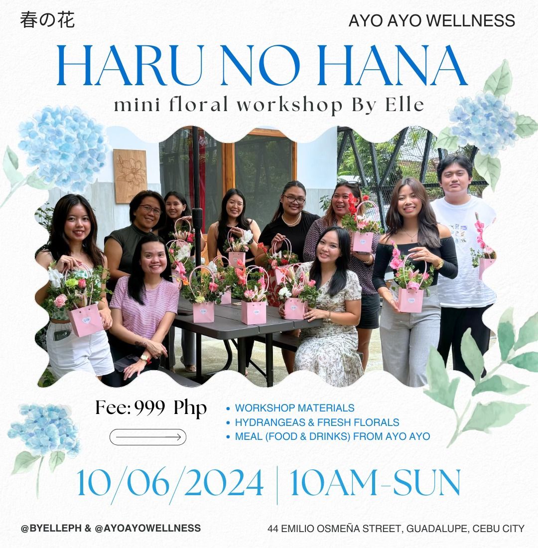 HARU NO HANA (mini floral workshop) By Elle