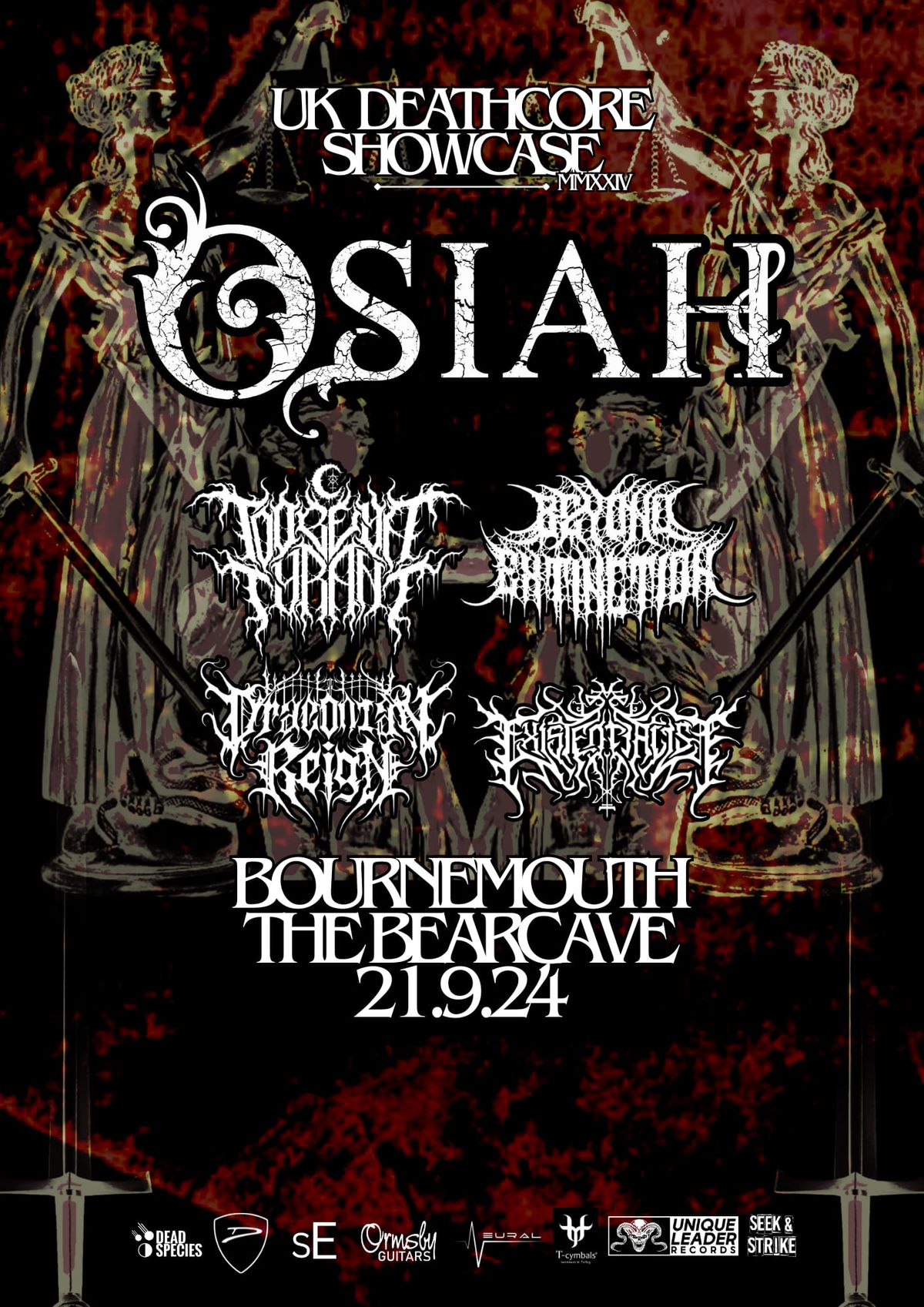 UK DEATHCORE - OSIAH + support