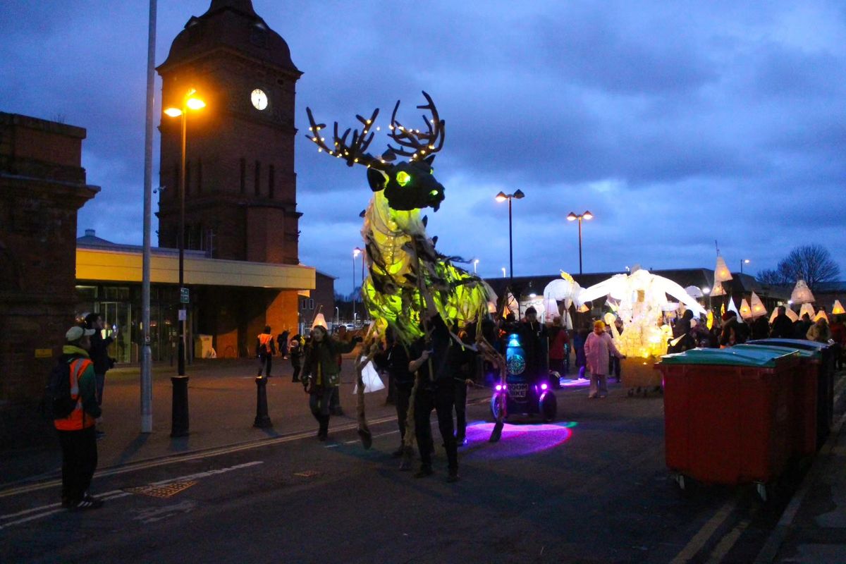 Stoke Lanterns celebrating the last 100 years of Stoke Upon Trent's long-(1400 plus years)- history