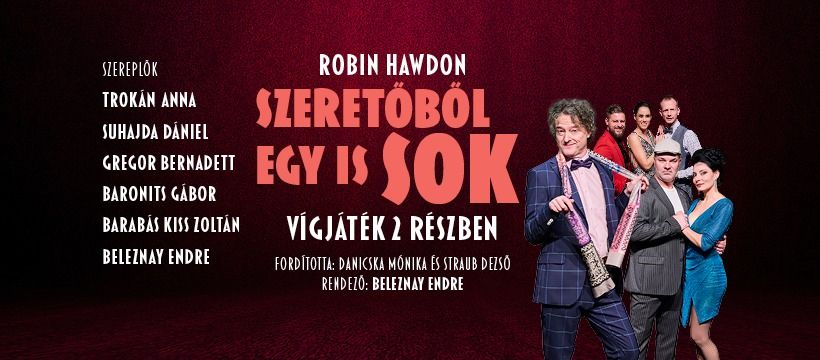 Robin Hawdon: Szeret\u0151b\u0151l egy is sok 