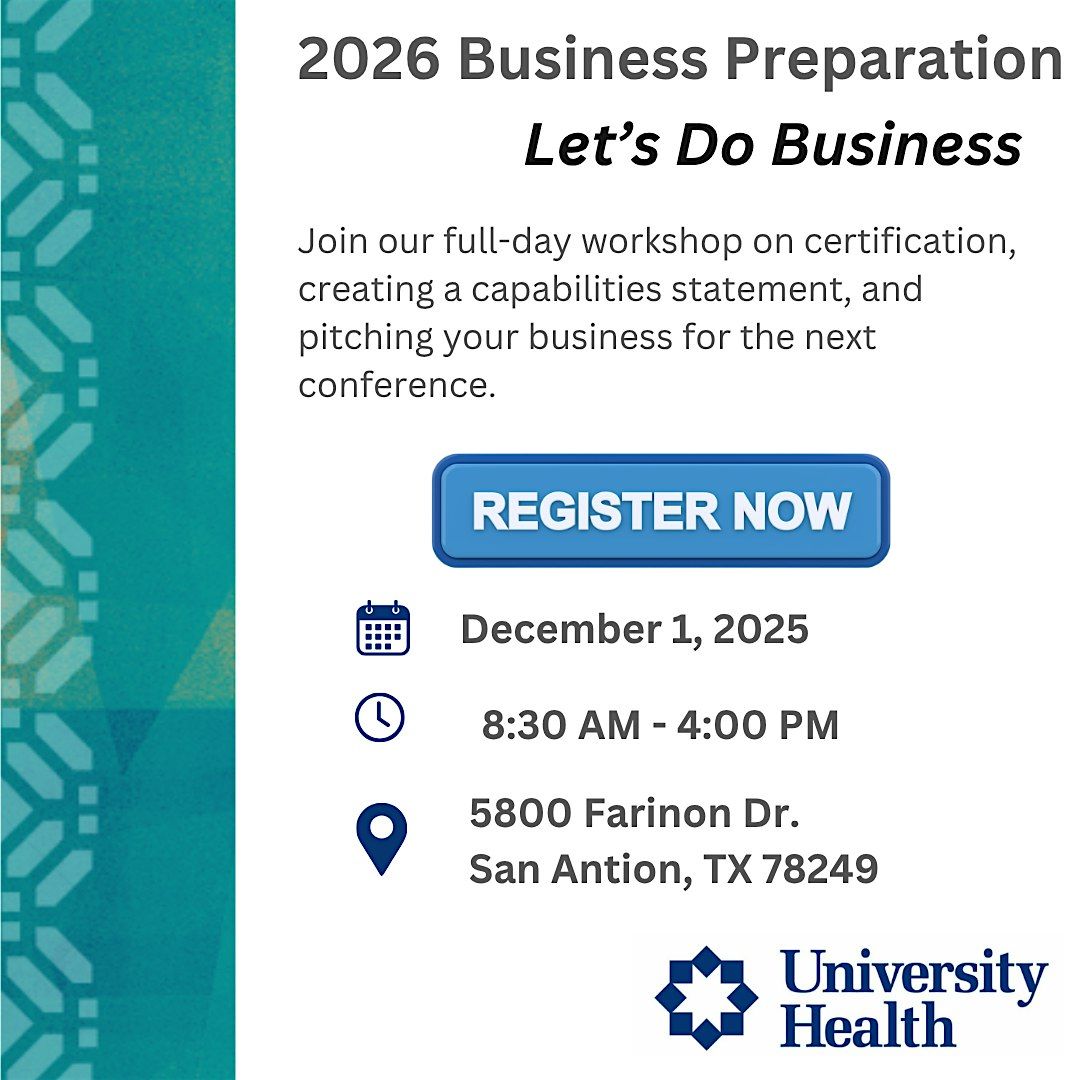 2026 Business Prep