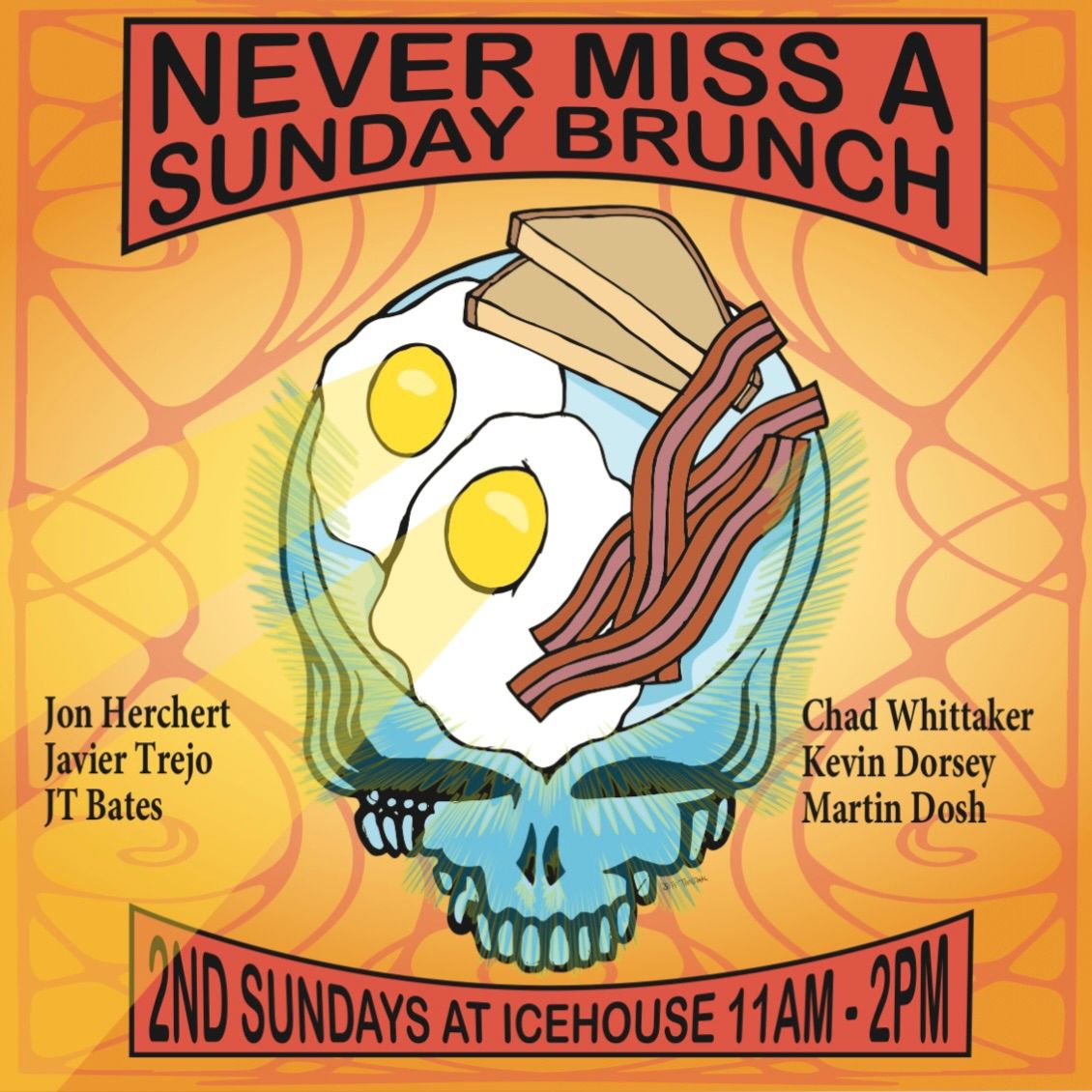 Never Miss a Sunday Brunch: 2 full sets of Grateful Dead music!