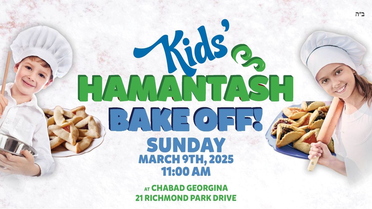 Kids' Hamantash Bake Off