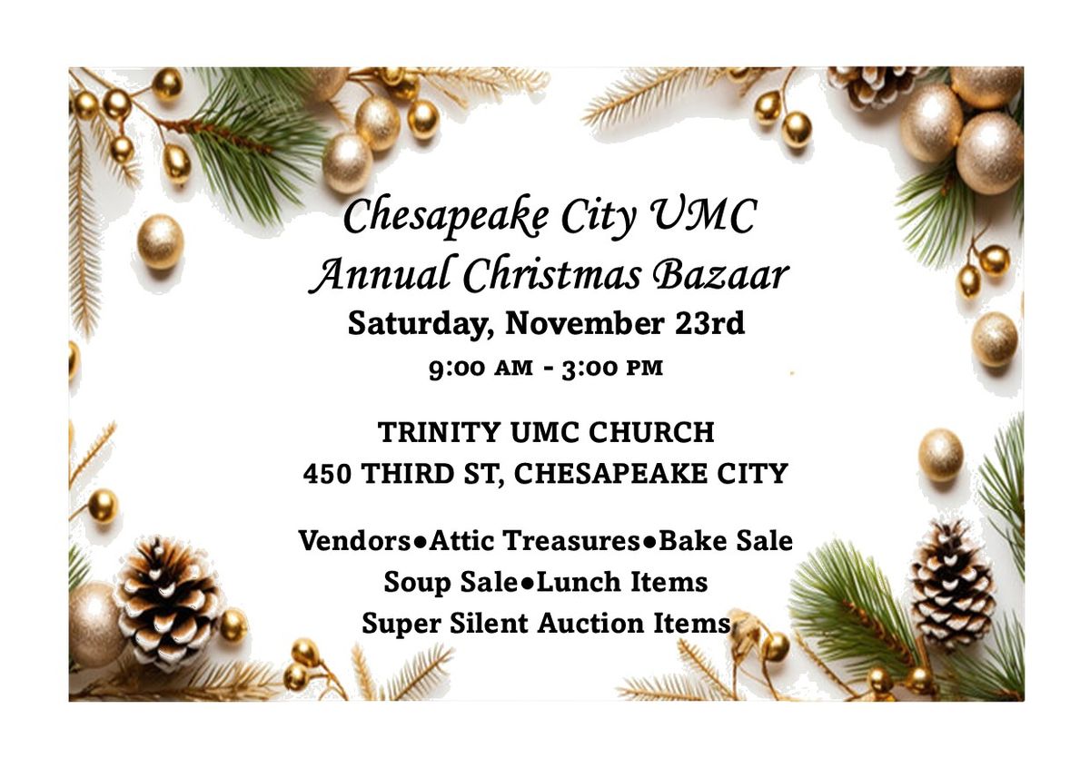 Chesapeake City UMC Annual Christmas Bazaar