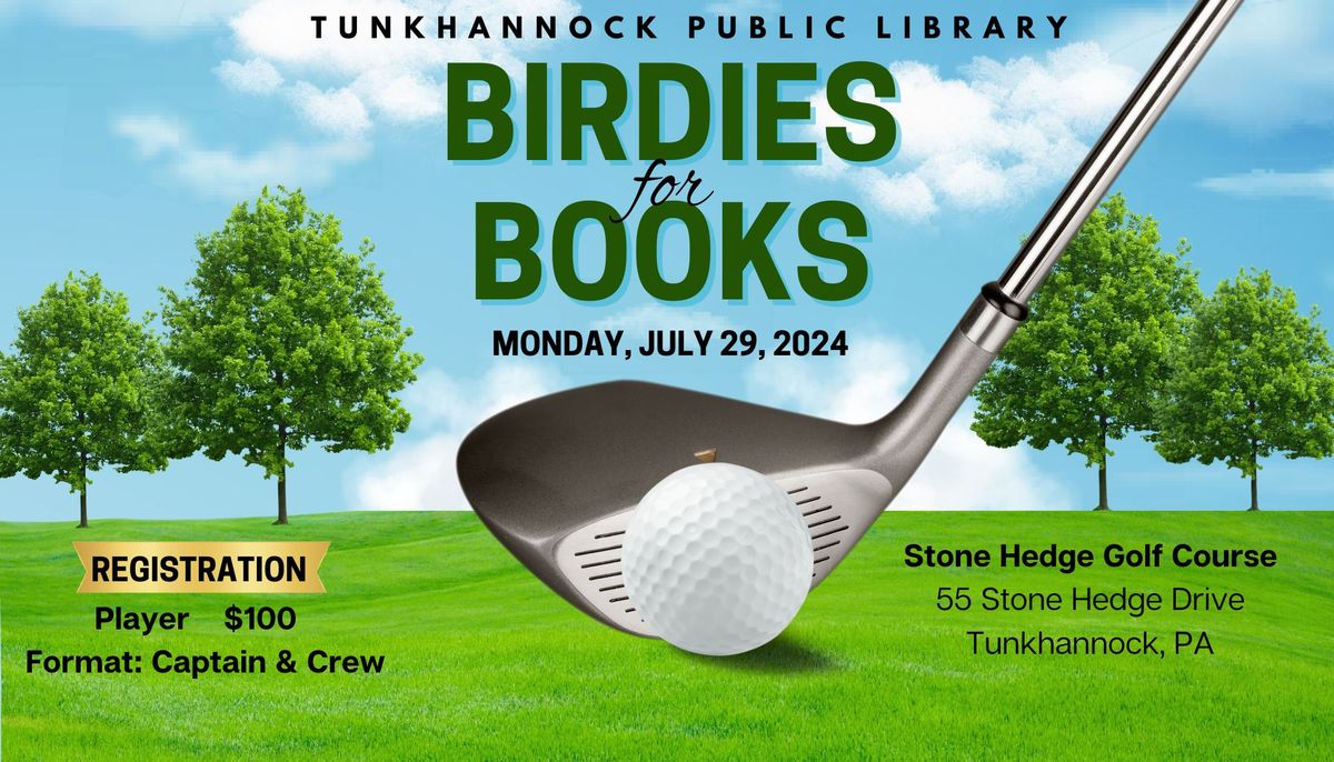 Birdies for Books 