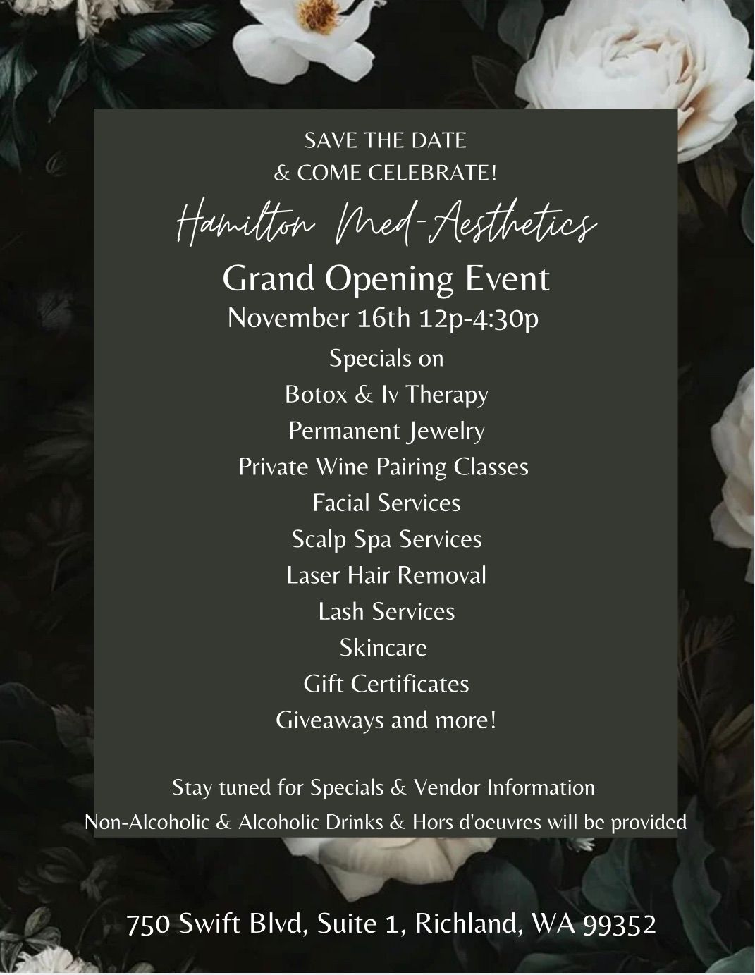 Hamilton Med-Aesthetics Grand Opening Event! 