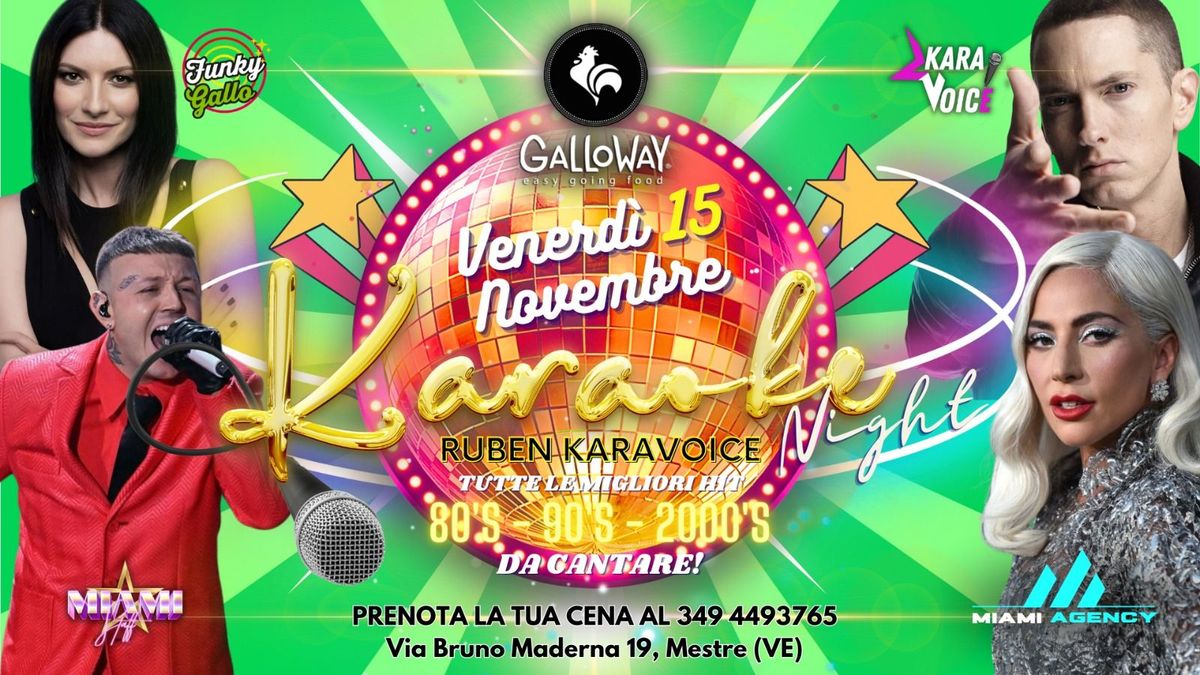 \u2b55 KARAOKE 8O\/90\/2000 \u2b55 GALLOWAY MESTRE 