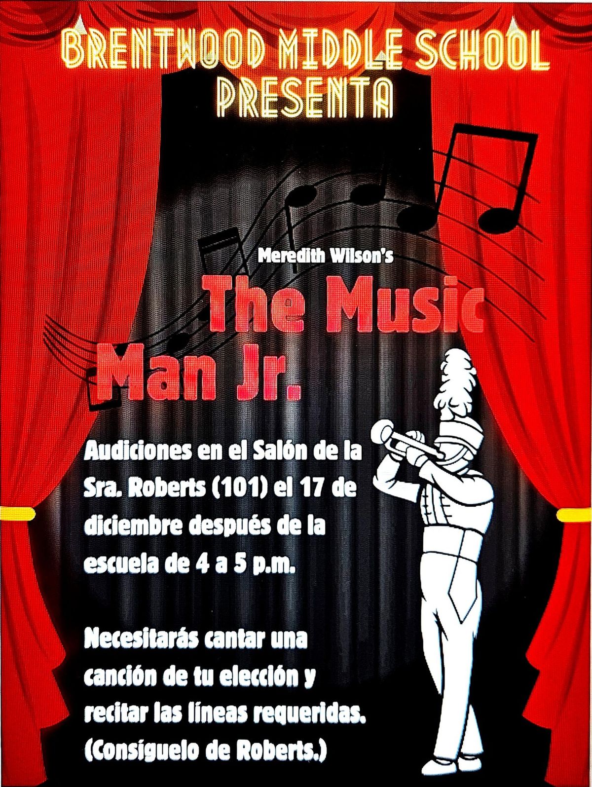 The Music Man Jr. Auditions