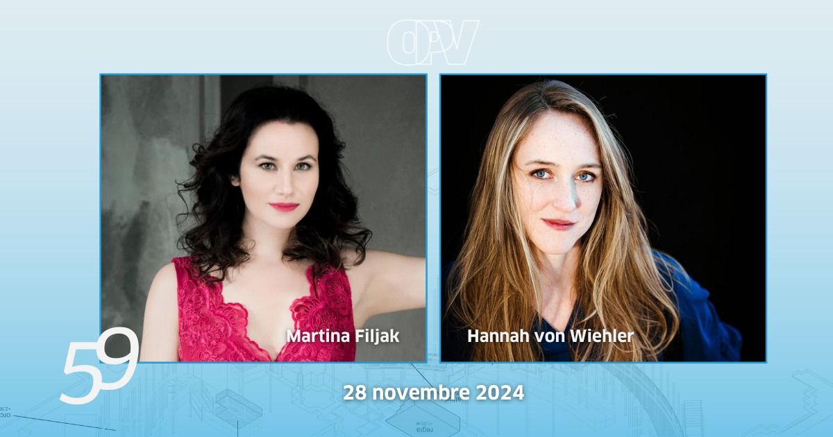 Martina Filjak e Hannah von Wiehler in concerto \u2013 OPV 59^ Stagione