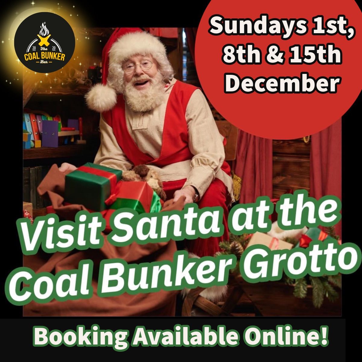 Visit Santa at the Coal Bunker Grotto! \ud83e\uddd1\u200d\ud83c\udf84\ud83c\udf84\ud83c\udf81