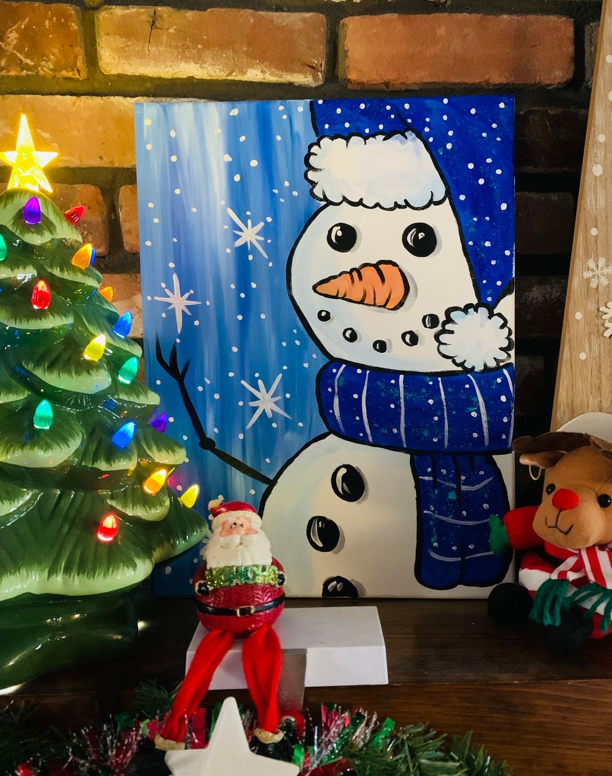 Holiday Snowman Paint Night