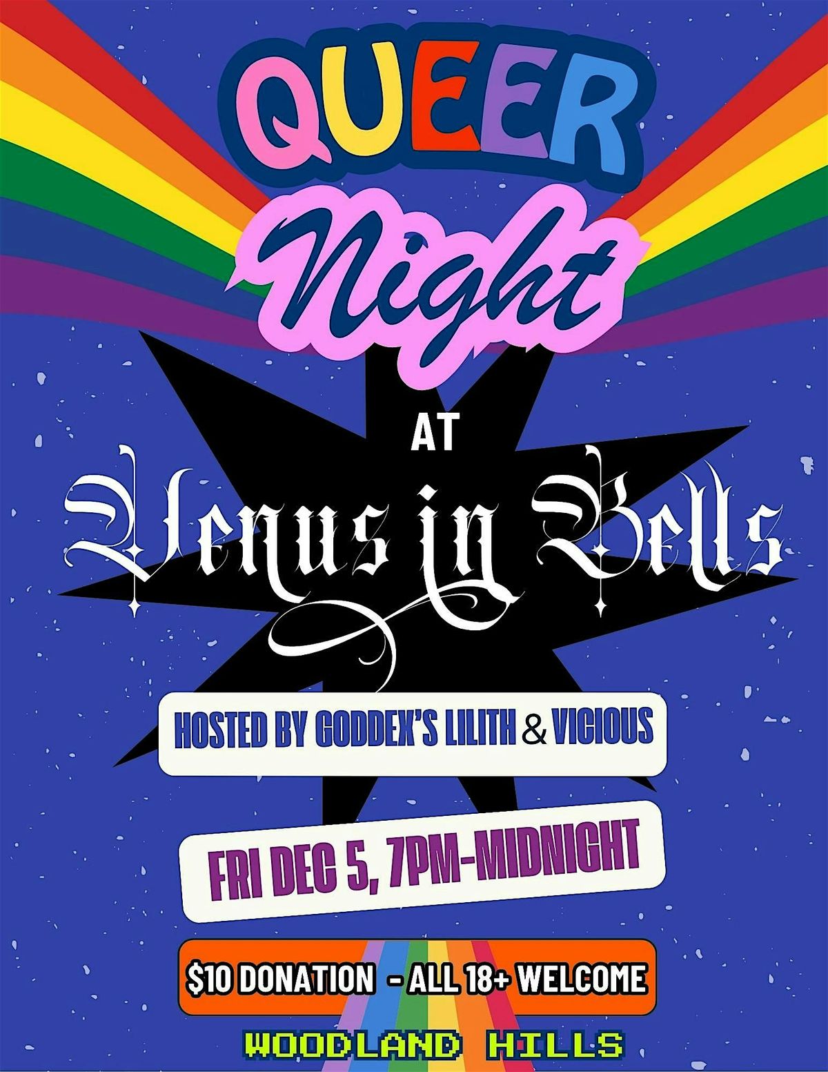 QUEER NIGHT at Venus in Bells!