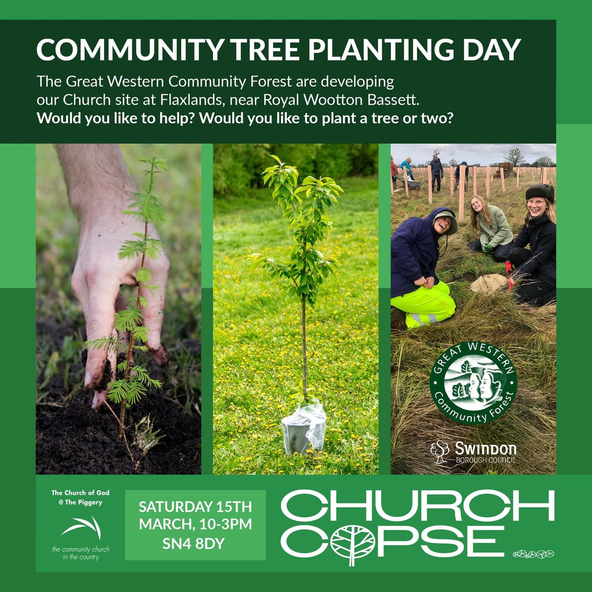 CHURCH COPSE - COMMUNITY TREE PLANTING DAY