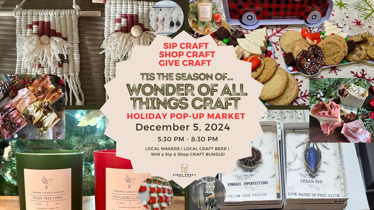 Holiday Sip & Shop Local Maker Market