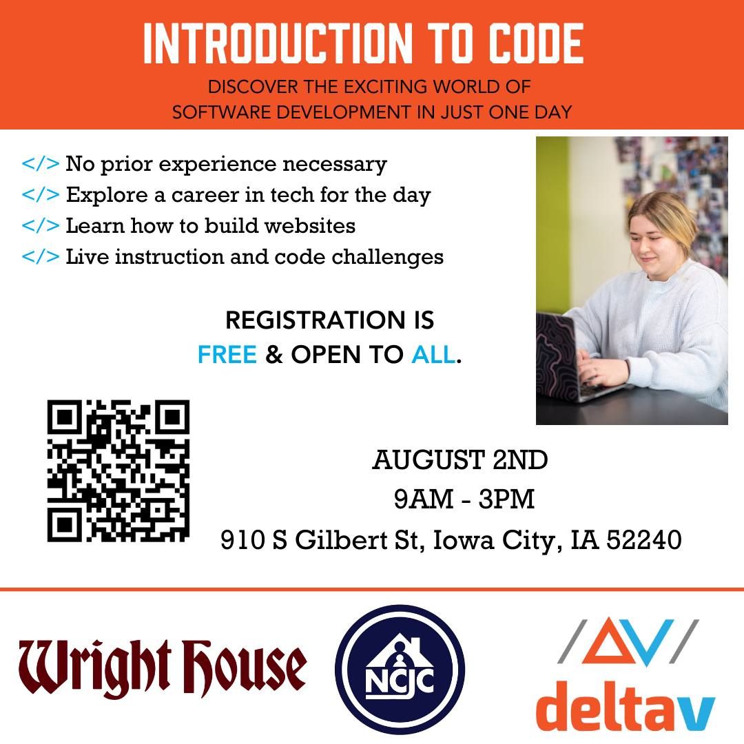 Introduction to Code at Wright House of Fashion