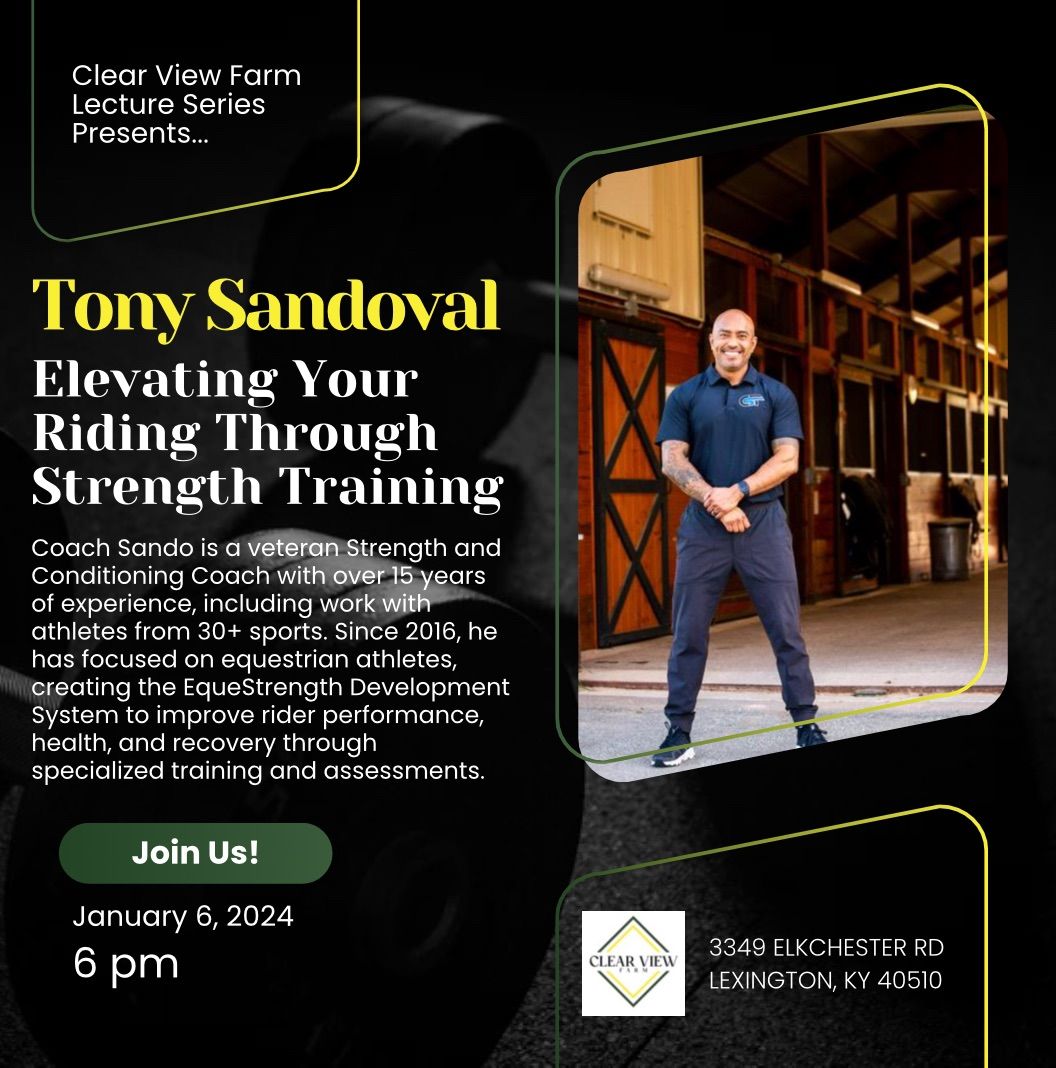 CVEC Lecture Series - Coach Sando Training